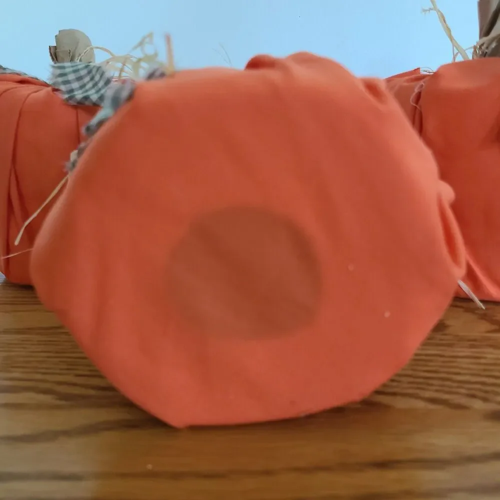 Fall Autumn Toilet Paper Roll Pumpkin Harvest Decoration Craft Set Of Three